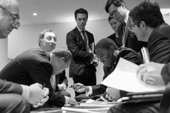 Paris Agreement signing Paris Agreement signing