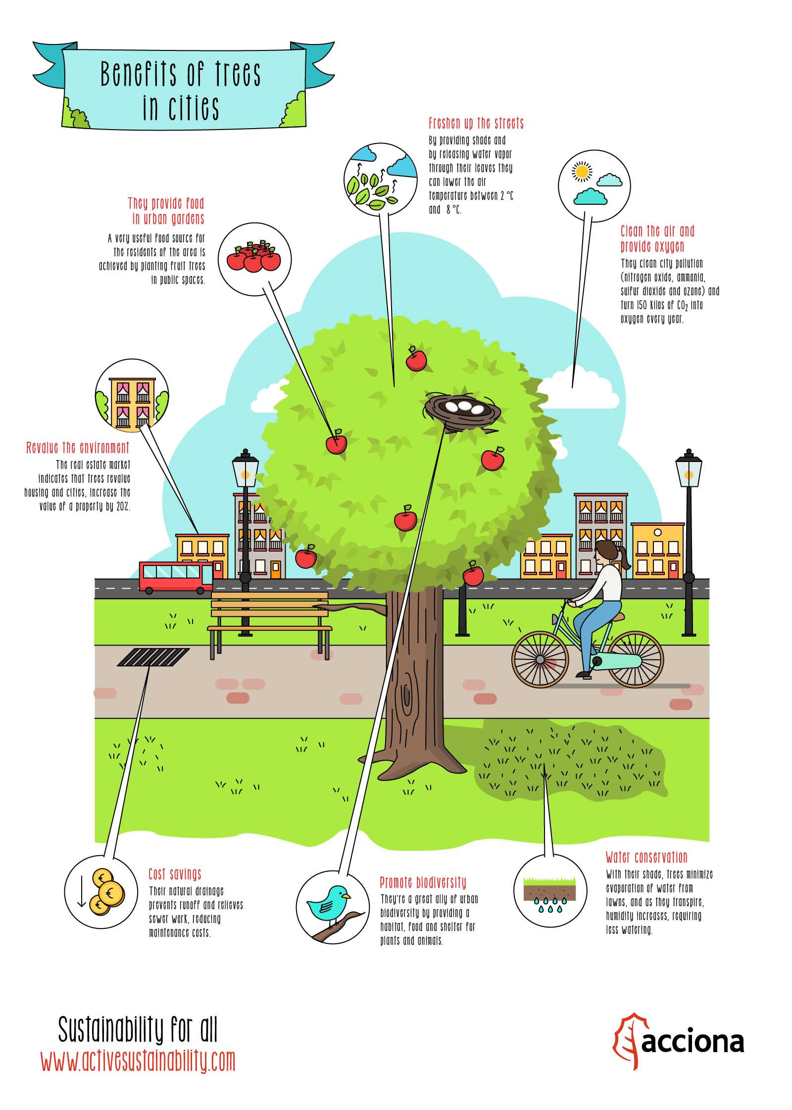 Benefits of trees in cities Benefits of trees in cities