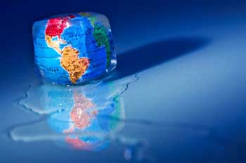 How affects the global warming the Poles?