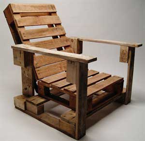 Pallet chair at home Pallet chair. Casasrestauradas.com