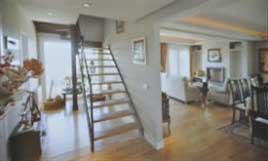 Wooden house interiors are warmed Wooden house interiors are warmed