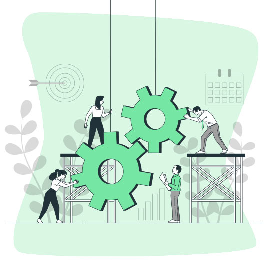 People working on multilateral projects